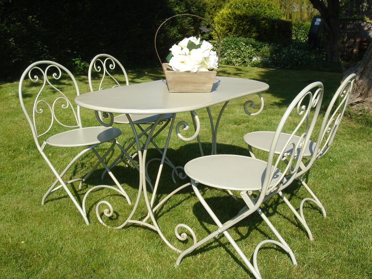 French style garden furniture table Bliss and Bloom